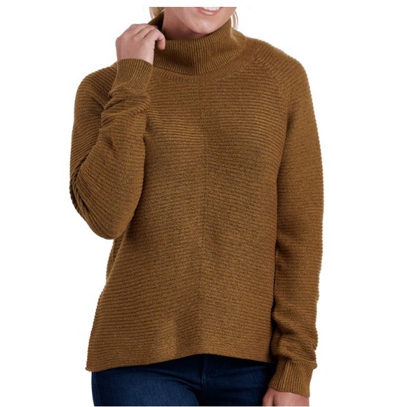 Kuhl Sweaters - Kuhl > Brown Solace Turtleneck Sweater Large